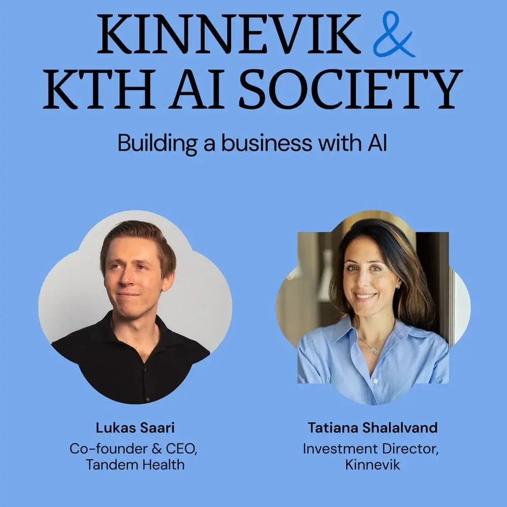 Building Business with AI: A Breakfast Panel with Kinnevik & Tandem