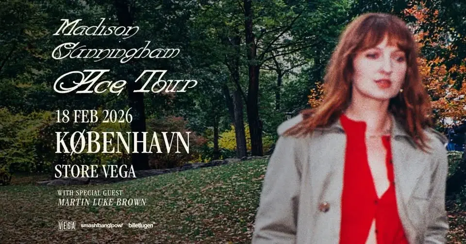 Madison Cunningham (US) + [support: Martin Luke Brown] i Store VEGA
