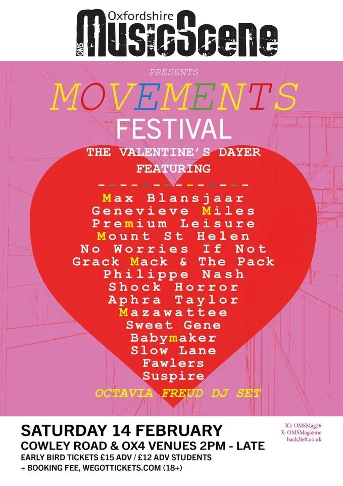 OMS Live presents Movements Festival - the Valentine's Dayer