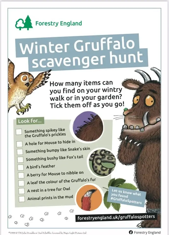 Winter nature hunt - outdoor half term fun