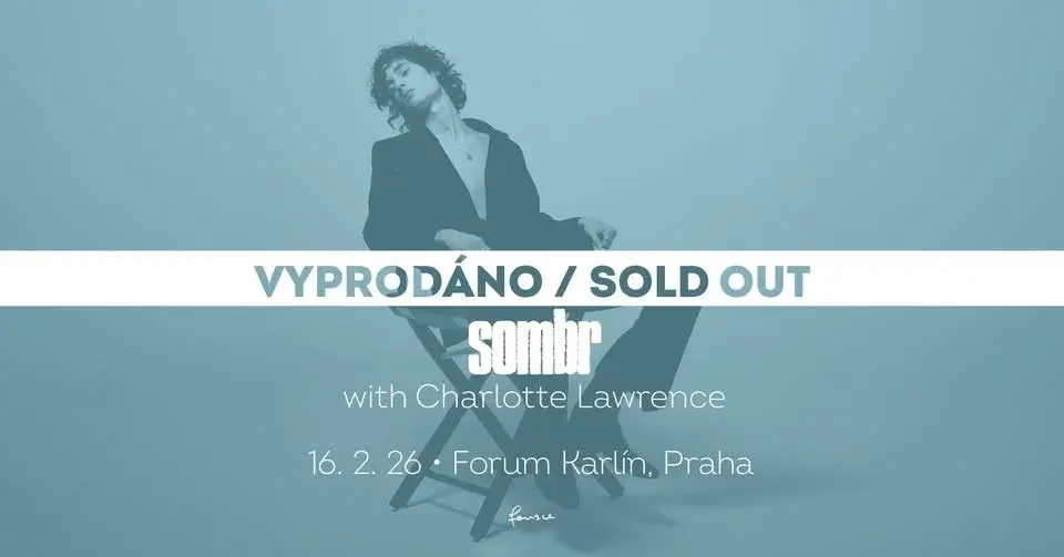 sombr // THE LATE NIGHTS & YOUNG ROMANCE TOUR // PRAGUE // SOLD OUT