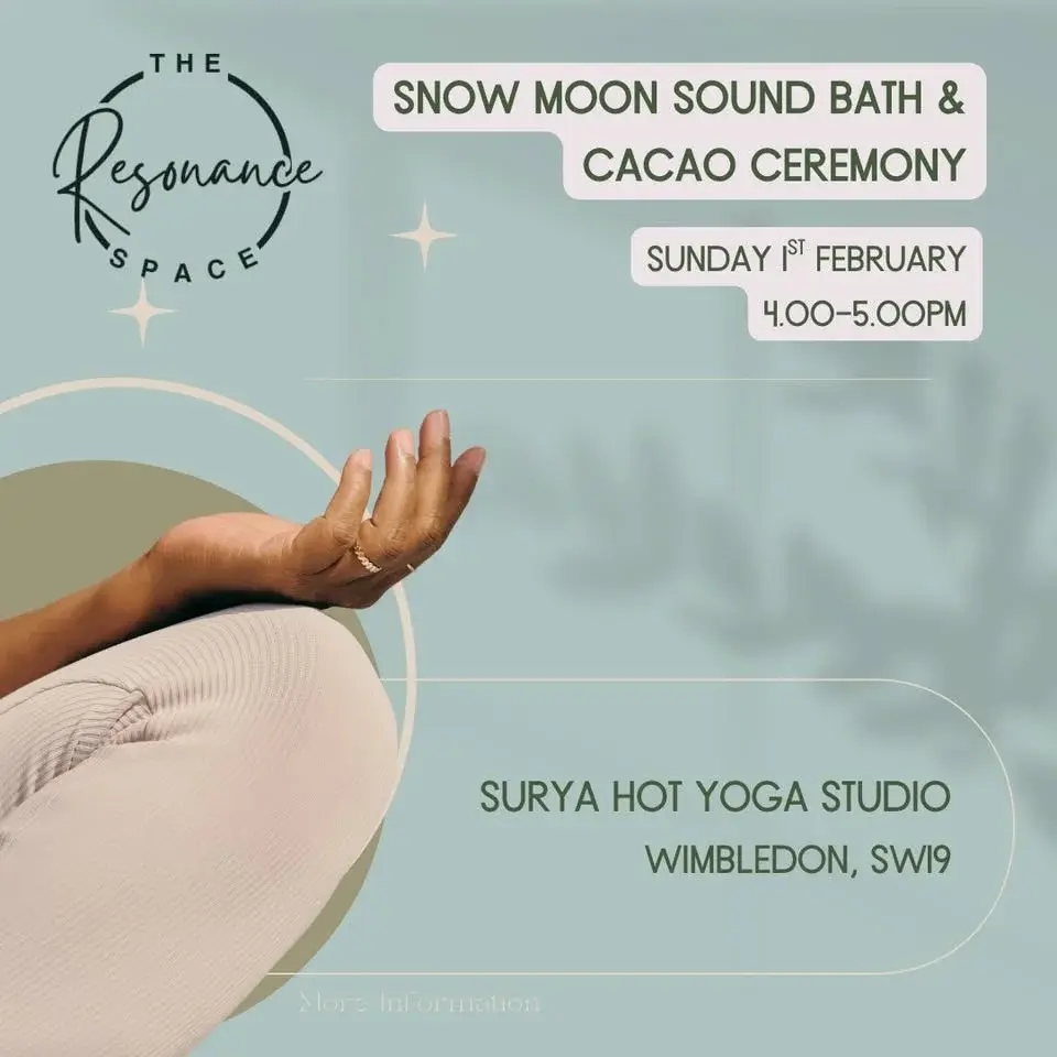 Snow Moon Sound Bath and Cacao Ceremony
