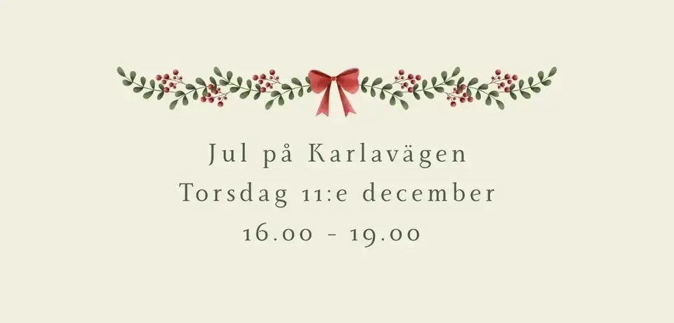 JUL på Karlavägen
