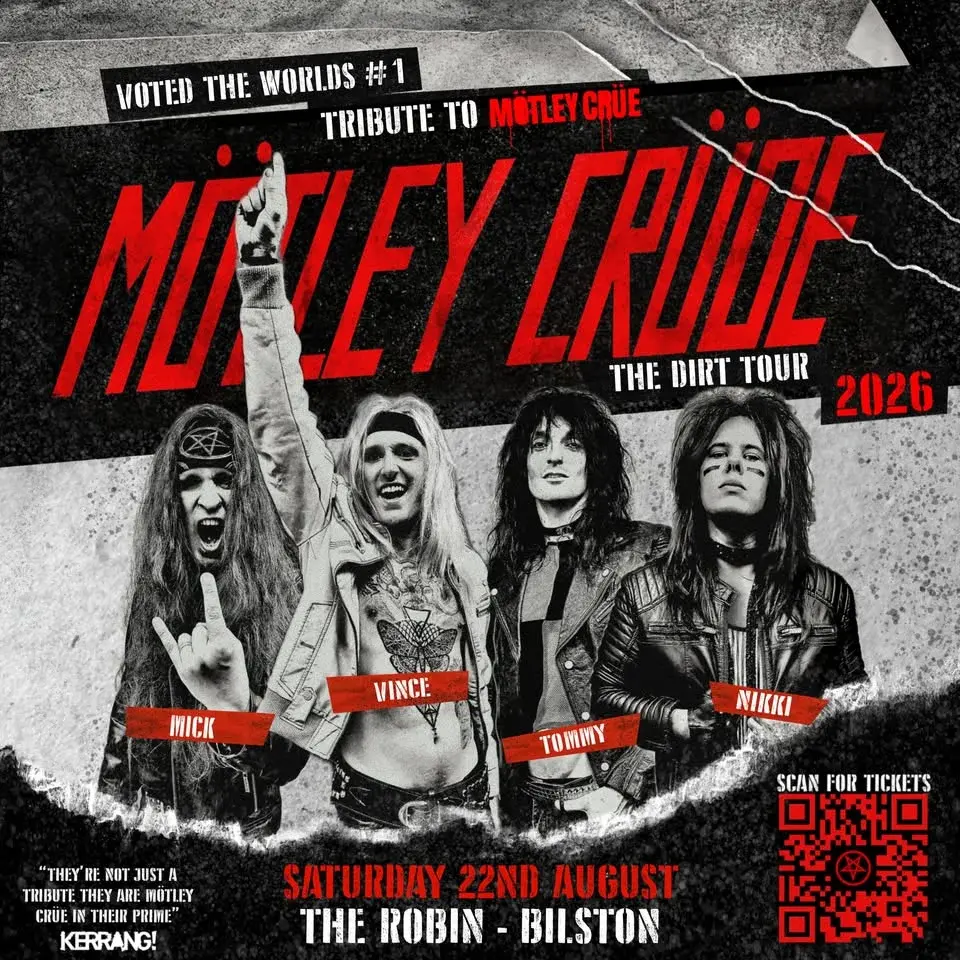 Mötley Crüde - The Dirt Tour 2026 - The Robin - Bilston