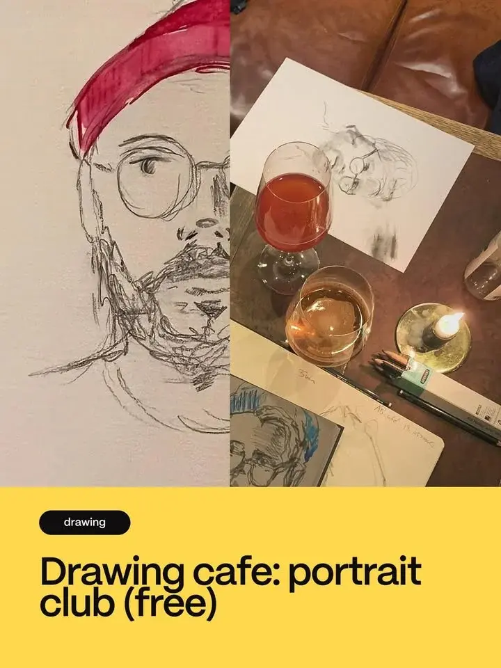 Drawing cafe: portraits (free)