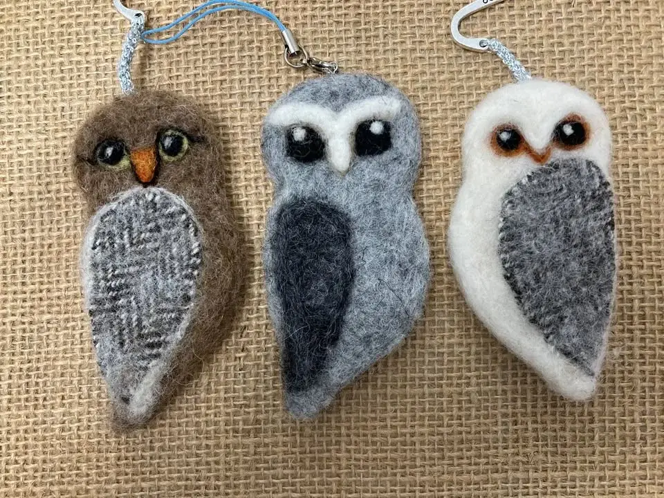 FULLY BOOKED! Needlefelting with Sue Lewis - Owls