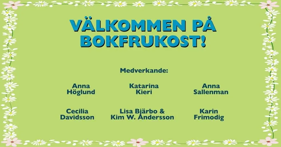 Vårens bokfrukost 2026