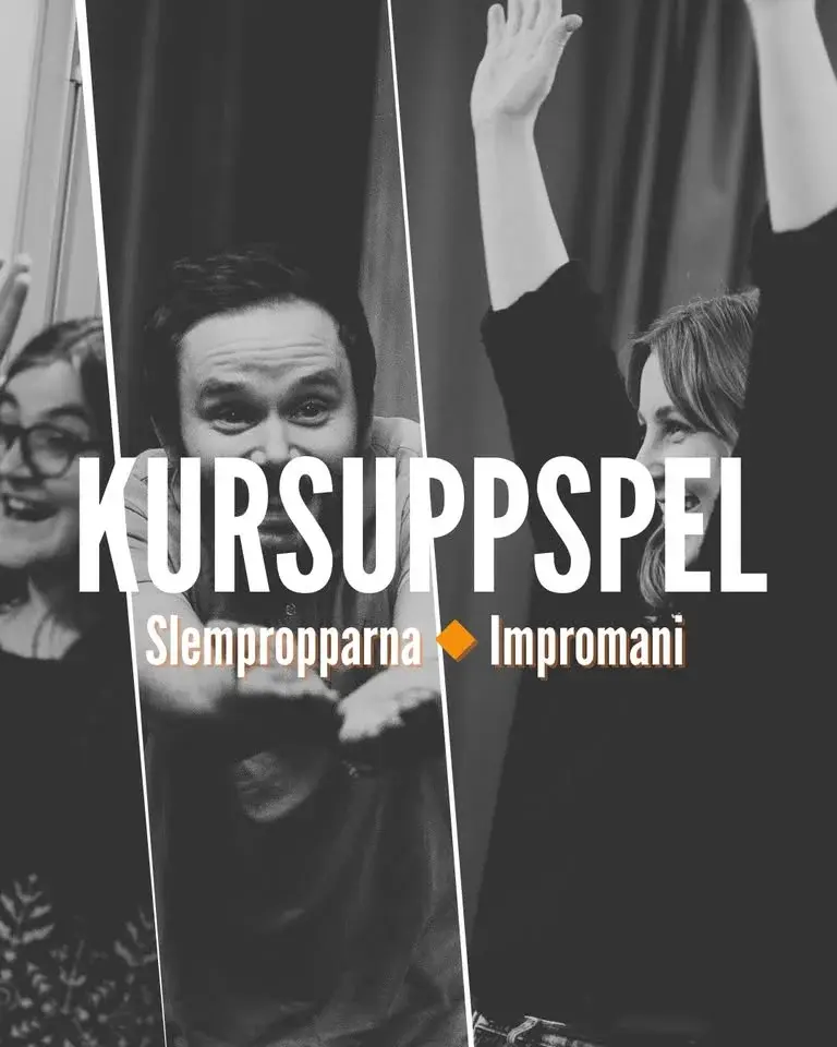 Afterwork - Kursuppspel 🌟 Fri entré - Slempropparna & Impromani