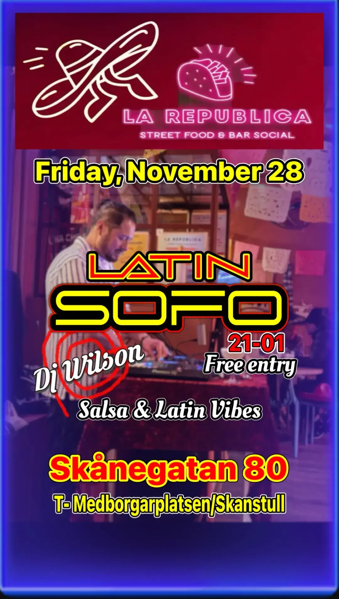 SOFO LATIN! Free Entry