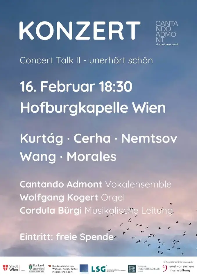 Concert Talk • unerhört schön • Wien