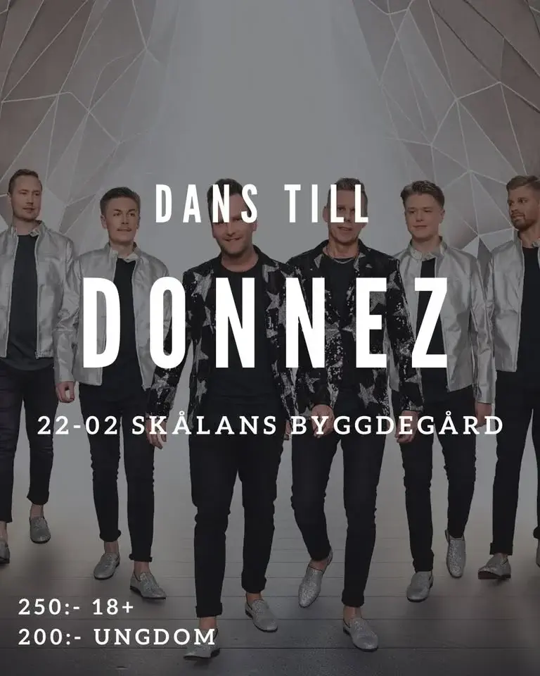 Dans till DONNEZ på Skålans Bygdegård