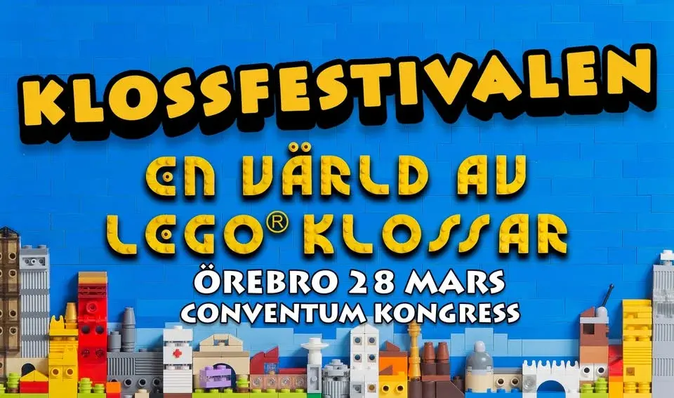 Klossfestivalen ÖREBRO lördag 28 mars på Conventum Kongress