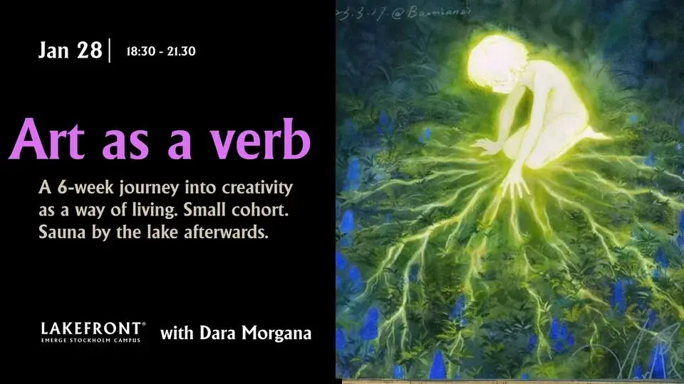 Art as verb - A 6 week journey