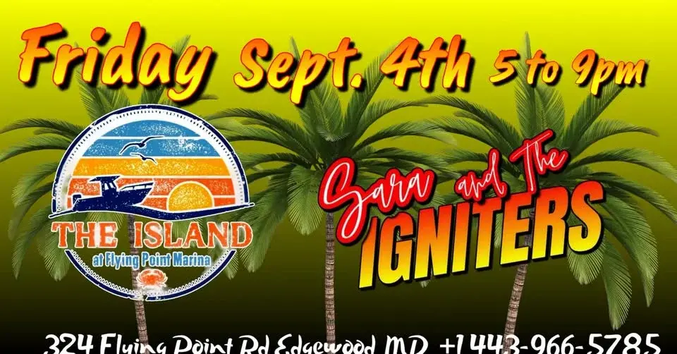 Sara and The Igniters @  The Island at Flying Point Marina