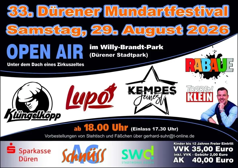 33. DÜRENER MUNDARTFESTIVAL