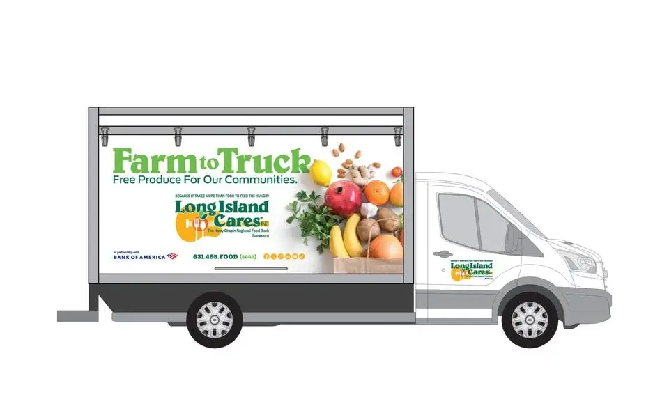 Long Island Cares Farm to Truck Food Distribution