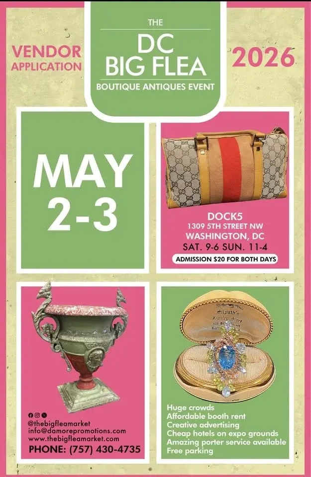 DC Big Flea Boutique Antiques Event 