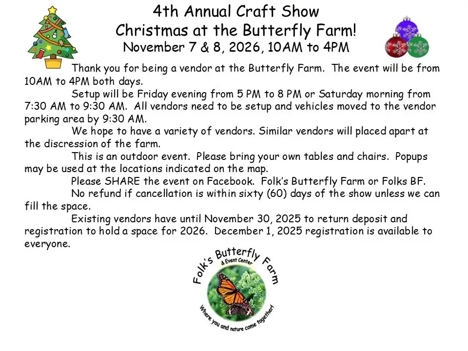 Christmas at the Butterfly Farm