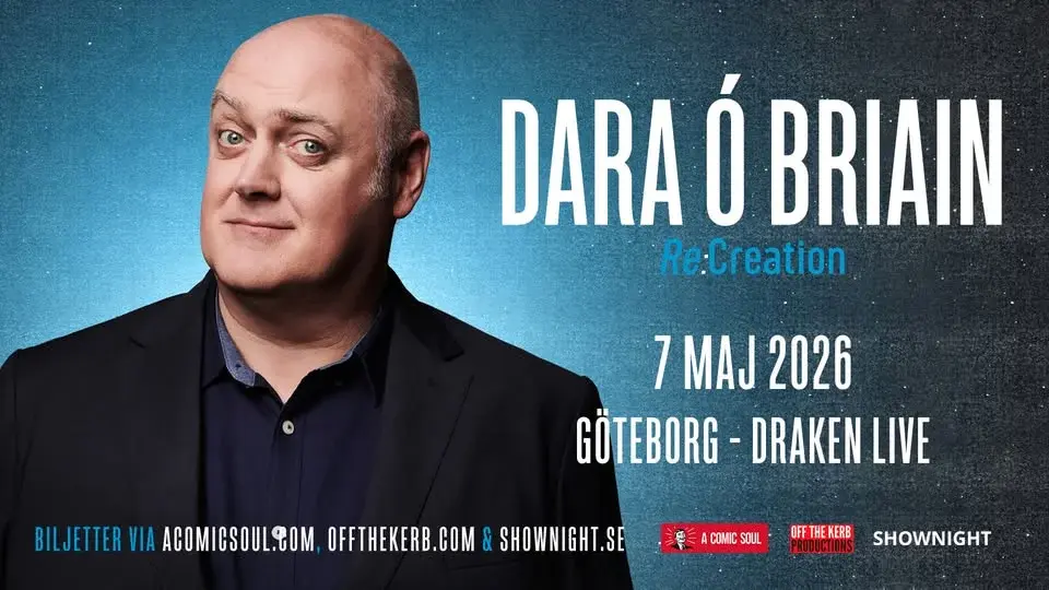 Dara Ó Briain in Gothenburg