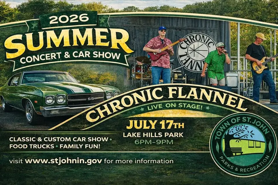 🎶2026 Summer Concert Series🎶-🎸Chronic Flannel🎸- July 17th-6pm-9pm- Lake Hills Park