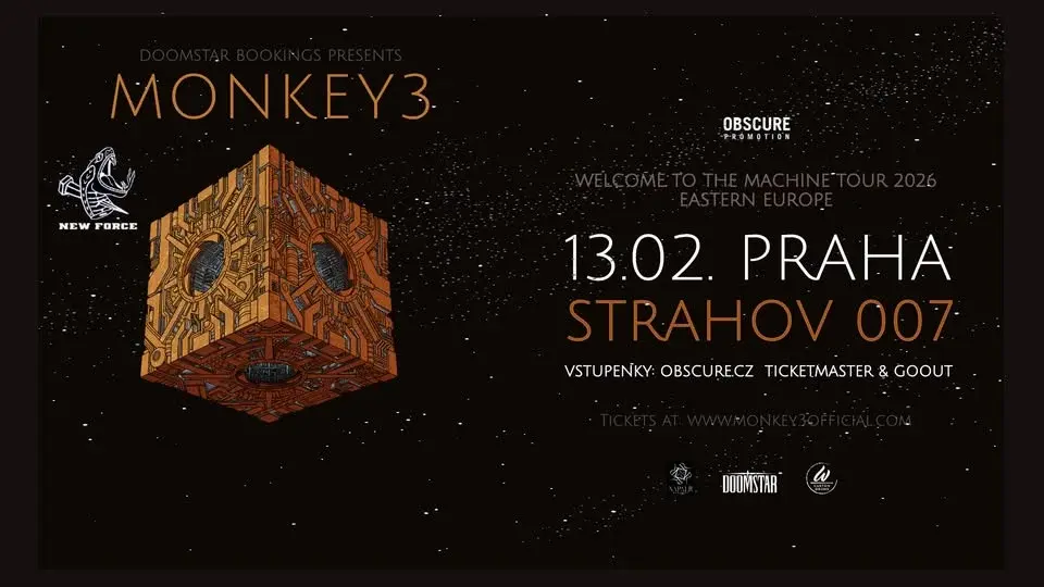 MONKEY3, NEW FORCE - Praha