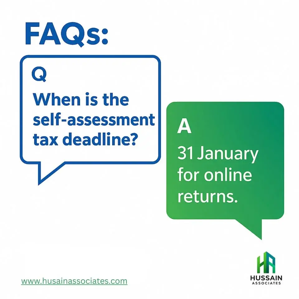 Self-assessment tax deadline 