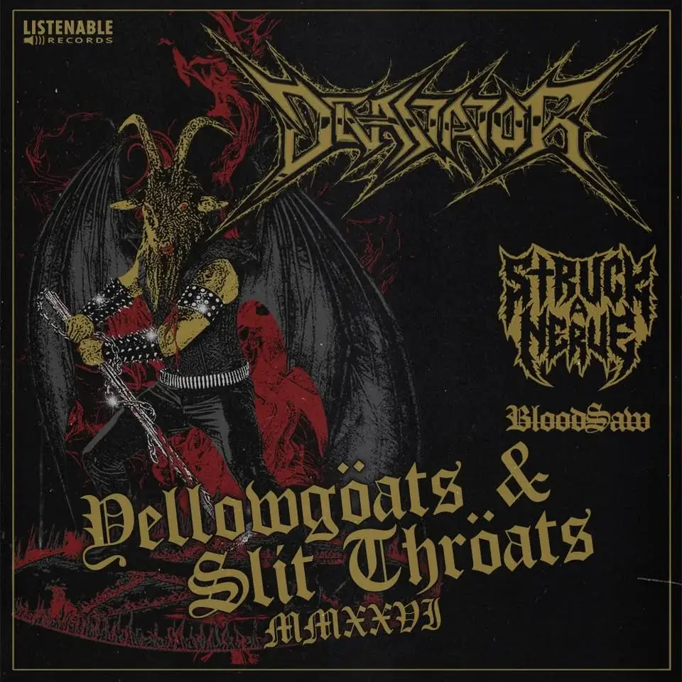 Devastator & Struck a Nerve w/ Bloodsaw - The Crypt, Norwich 12/02/26