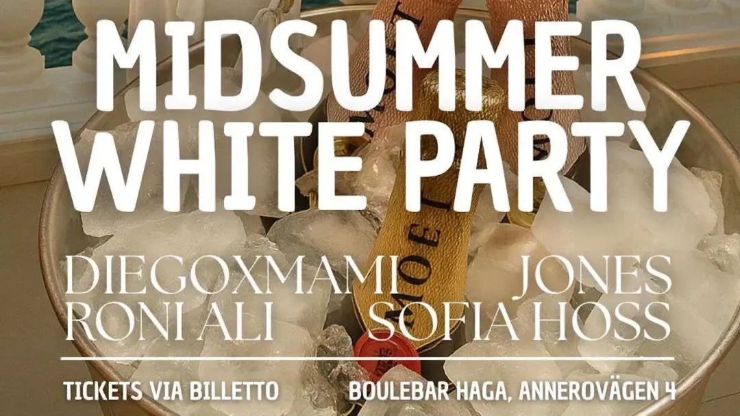 đ Midsummer White Party â Cloud Events pĂ„ Boulebar Haga đ€đŸ