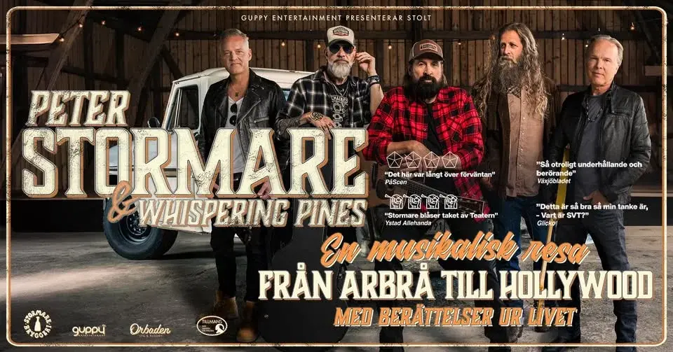 PETER STORMARE – Från Arbrå till Hollywood - Stockholm 17 Oktober