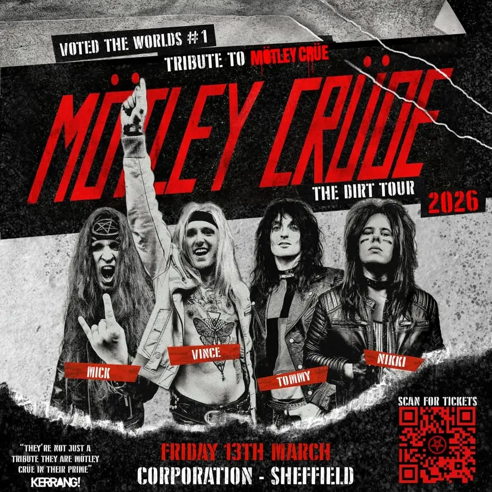 Mötley Crüde - The Dirt Tour 2026 - Corporation - Sheffield