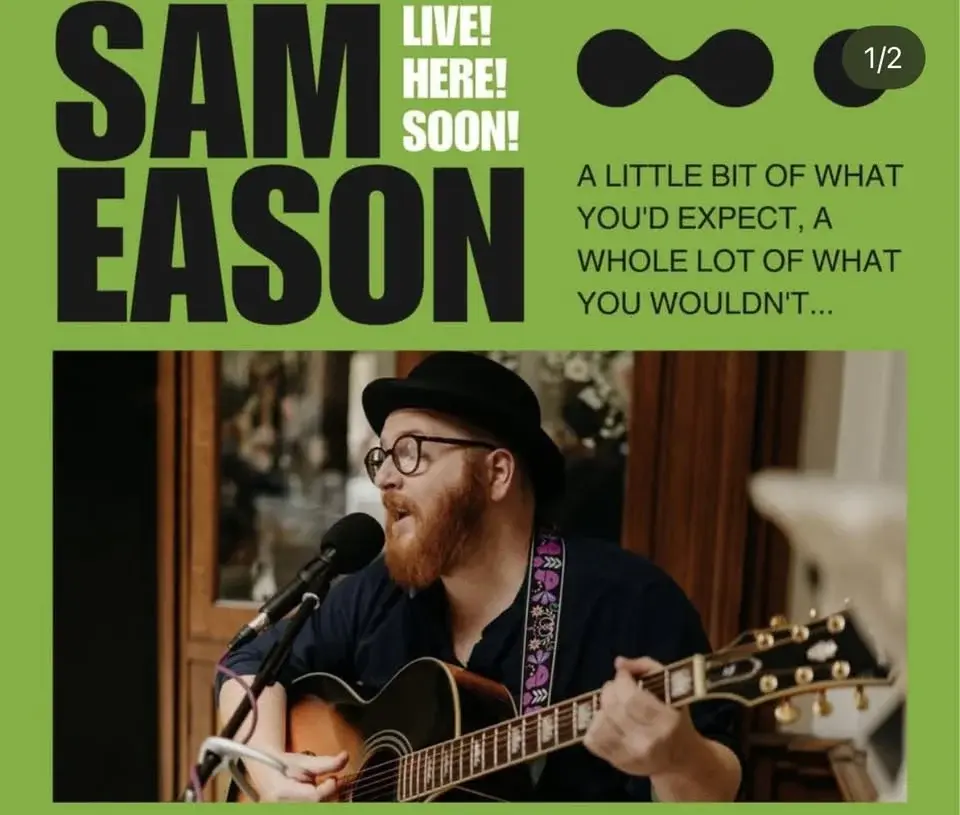 Live Music in the Bar with Sam Eason