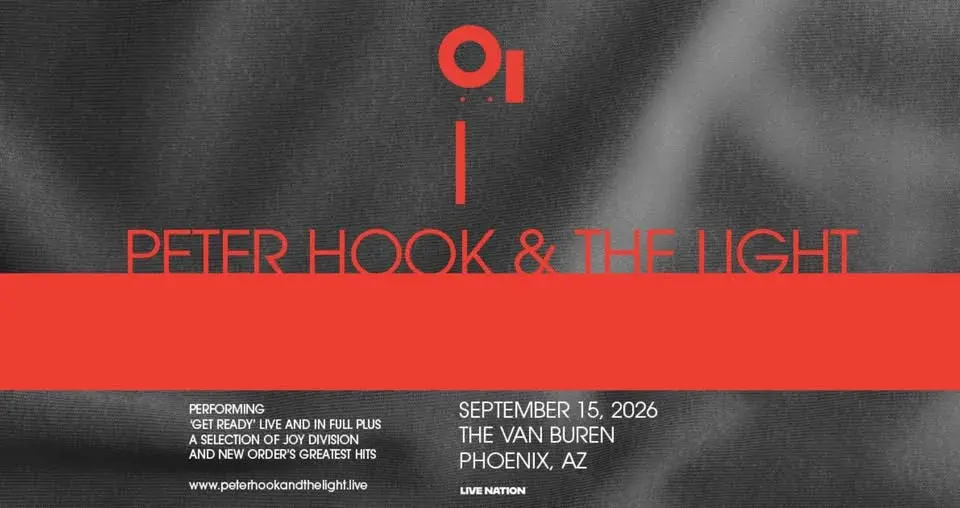Peter Hook & The Light - North American Tour 2026