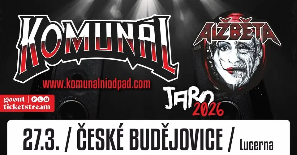 Komunál & Alžběta - České Budějovice - Jarní Tour 2026