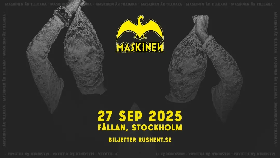 Maskinen Live på Fållan, Stockholm 🎤🔥