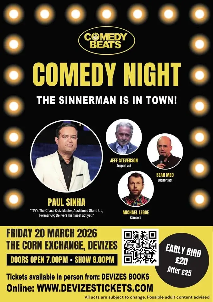 Paul Sinha Fresh From His Sell Out Tour!