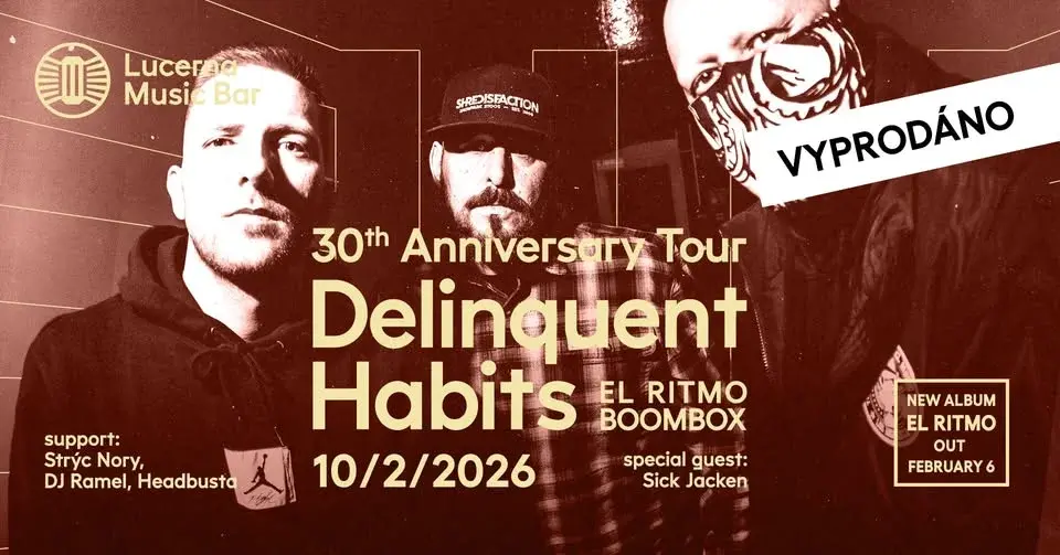 El Ritmo Boombox: Delinquent Habits / US | Lucerna Music Bar