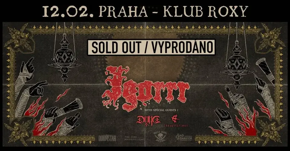 IGORRR, DVNE, THOUGHTCRIMES - VYPRODÁNO - SOLD OUT