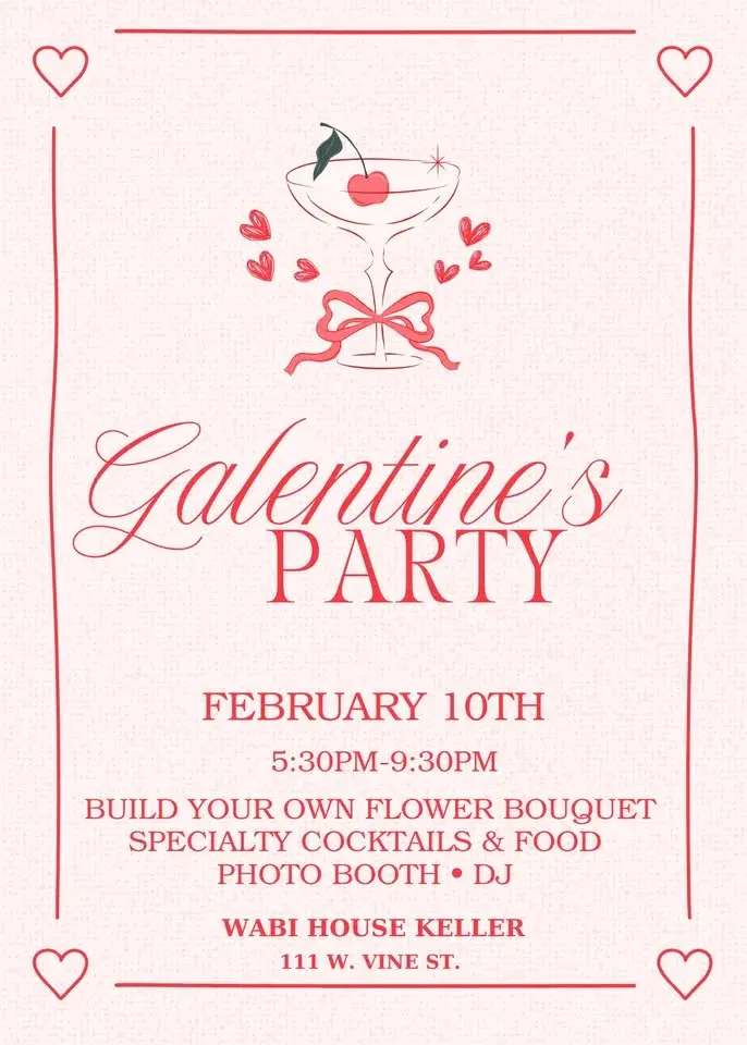Galentine’s Party At Wabi Keller