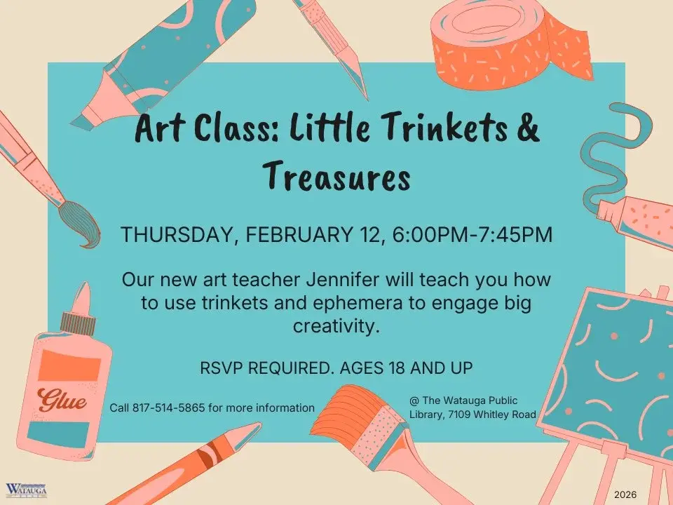 Art Class for Adults: Little Trinkets & Treasures