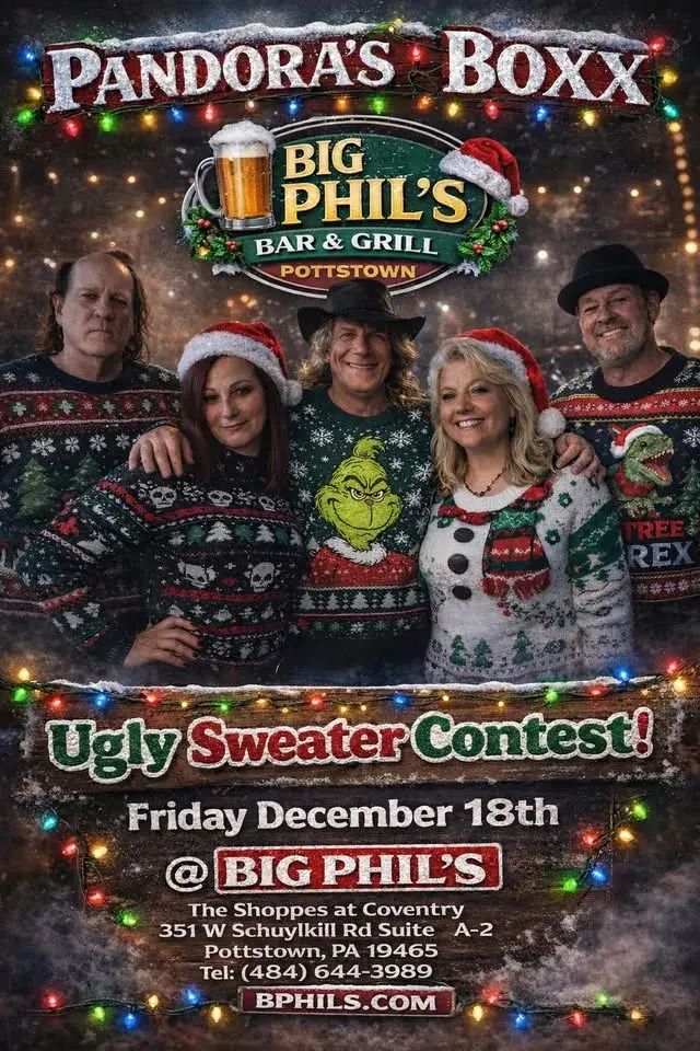 Ugly Sweater Contest w Pandora's Boxx@Big Phils
