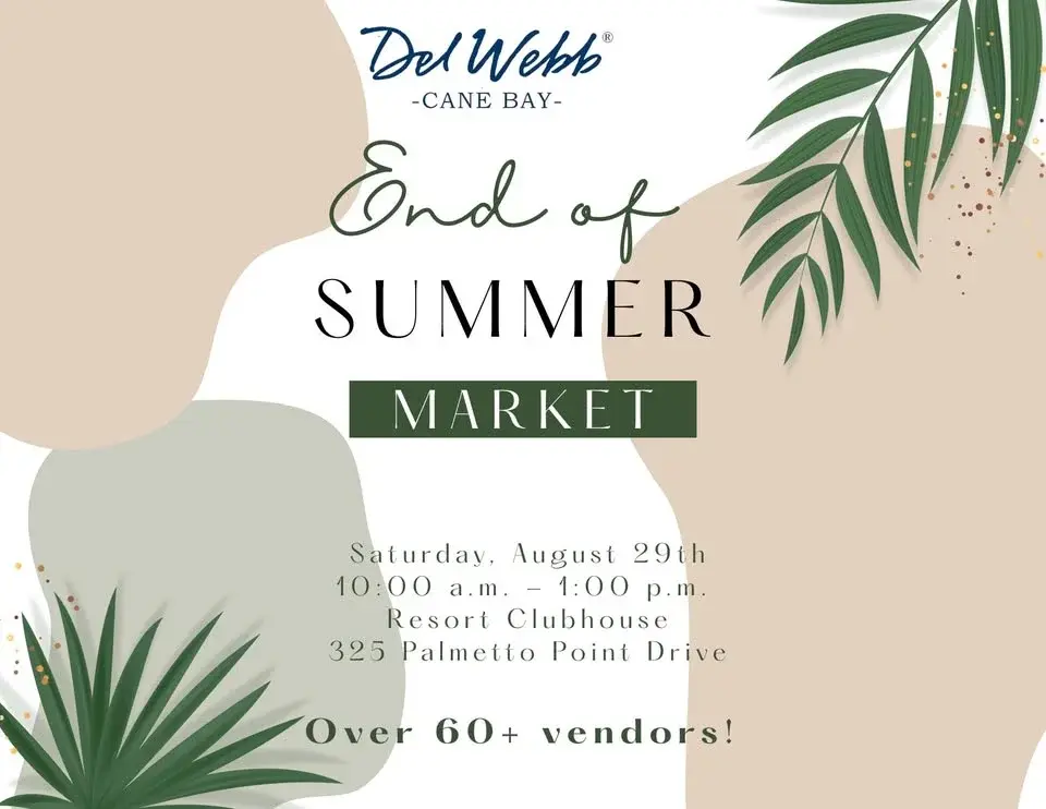 Del Webb Cane Bay End of Summer Market