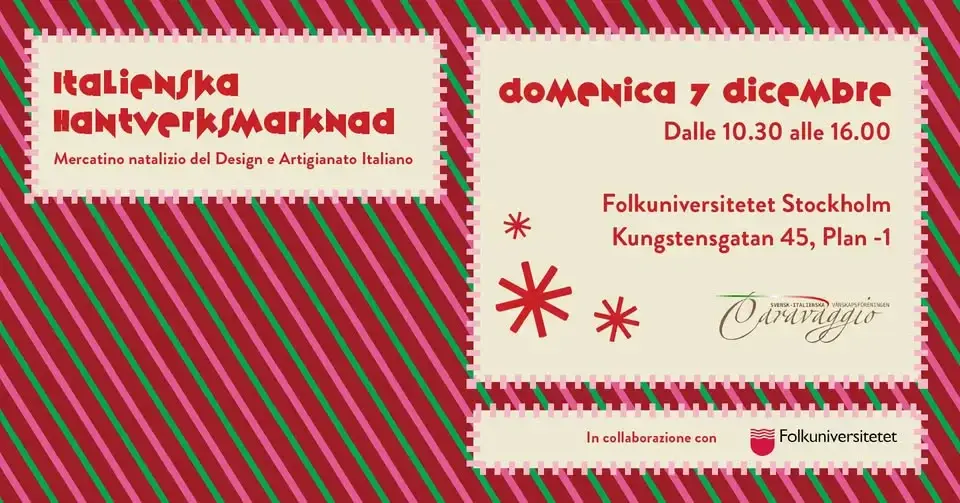 Mercatino Natalizio del Design e Artigianato Italiano - Italienska Hantverksmarknad