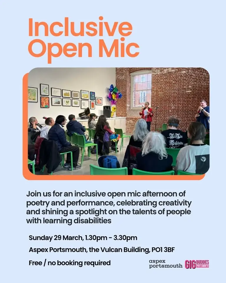 Inclusive Open Mic at Aspex Gallery