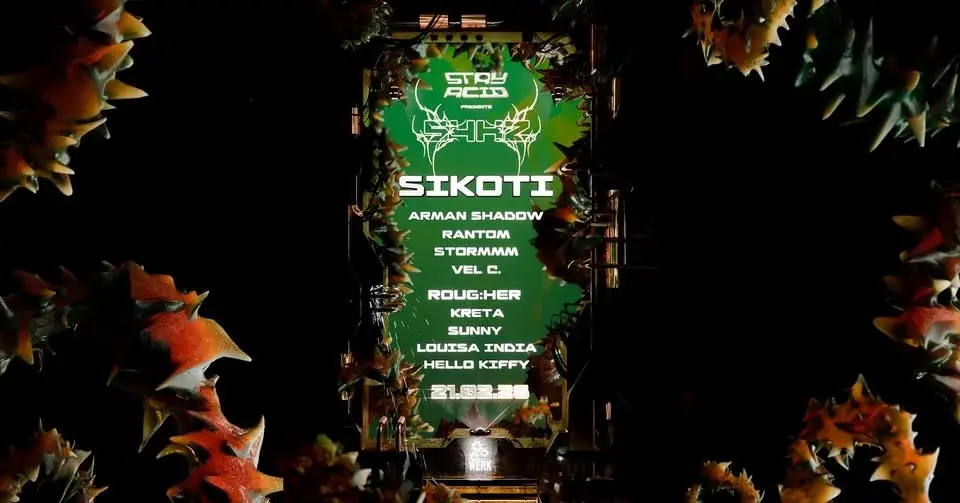 Stay Acid presents 54Hz w/ SIKOTI