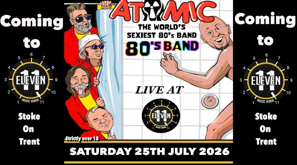 Atomic 80's era tribute live at Eleven Stoke