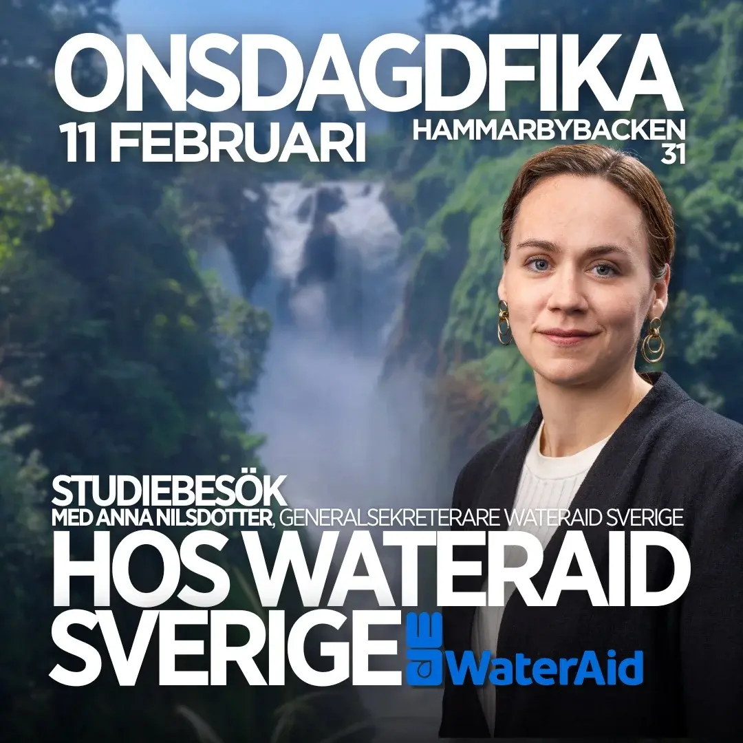 Onsdagsfika: Studiebesök hos WaterAid