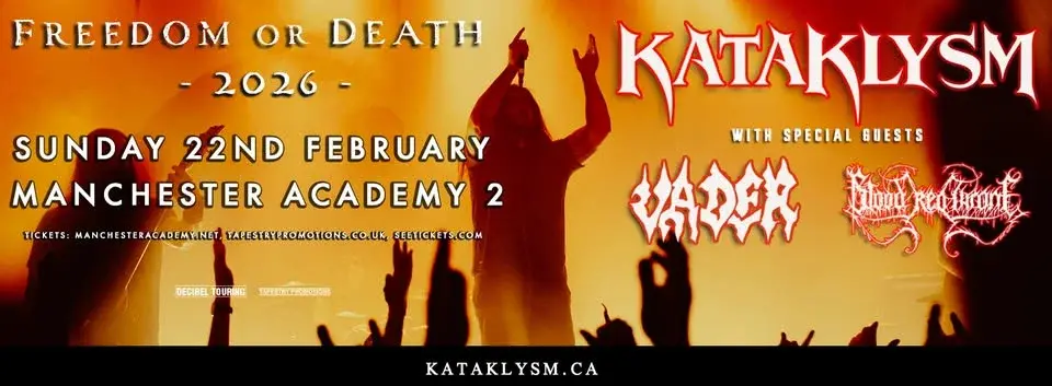 KATAKLYSM + Vader, Blood Red Throne - Manchester