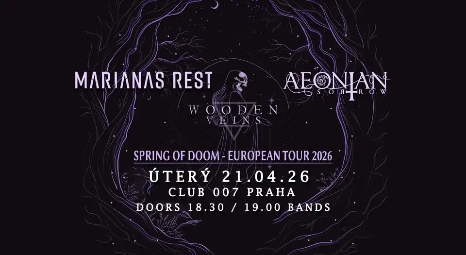 Spring of Doom European Tour: Marianas Rest / Aeonian Sorrow / Wooden Veins