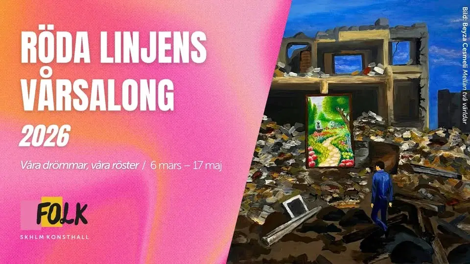 Vernissage: Röda linjens vårsalong 2026 – Våra drömmar, våra röster