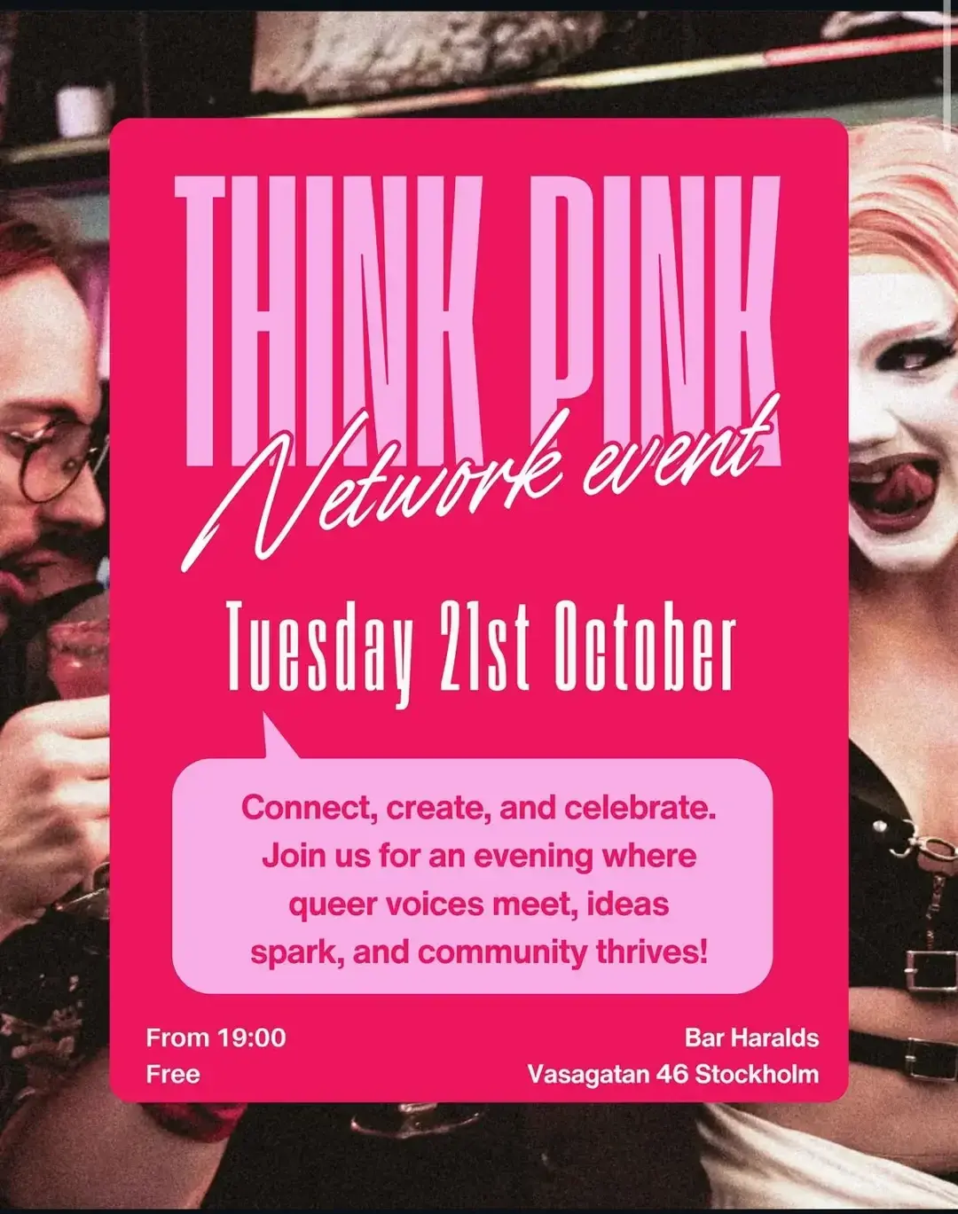 Think Pink — Queer Network Event 🎉🌈